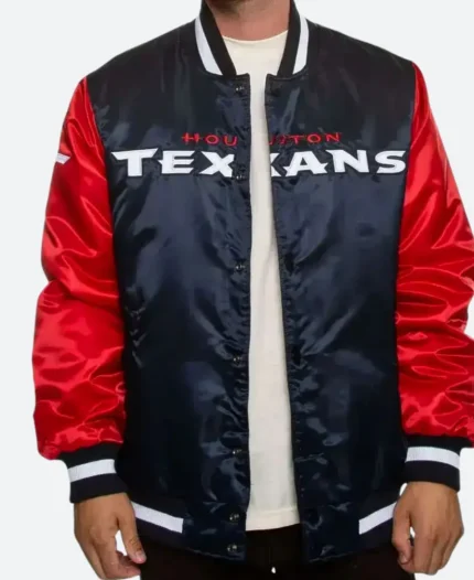 Houston Texans Bomber Jacket Front Image