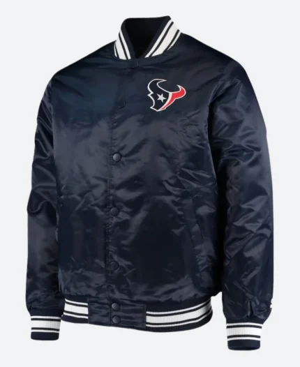 Houston Texans Starter Locker Room Varsity Jacket Front Image