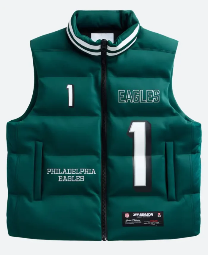 Jalen Hurts Philadelphia Eagles Off Season Player Puffer Vest