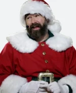 Jason Kelce Santa Claus Coat Close Image