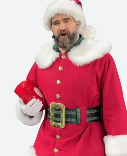 Jason Kelce Santa Claus Coat Front Image