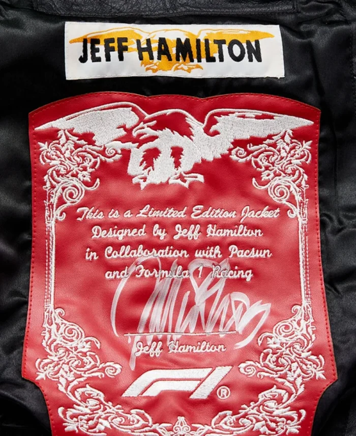 Jeff Hamilton x Formula 1 x PacSun Leather Racing Jacket