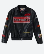 Jeff Hamilton x Formula 1 x PacSun Leather Racing Jacket Front Image