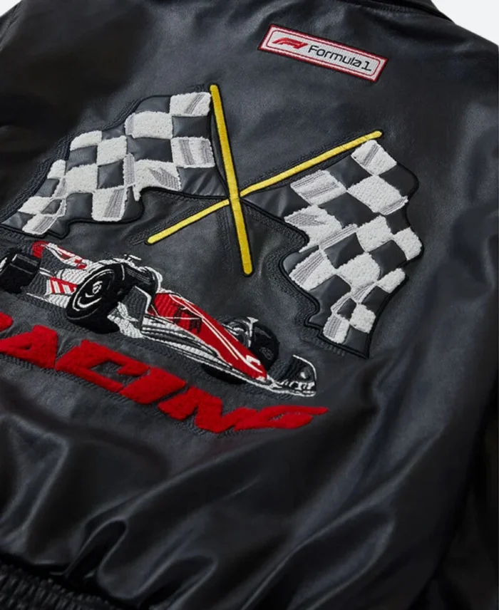 Jeff Hamilton x Formula 1 x PacSun Leather Racing Jacket Zoom Image