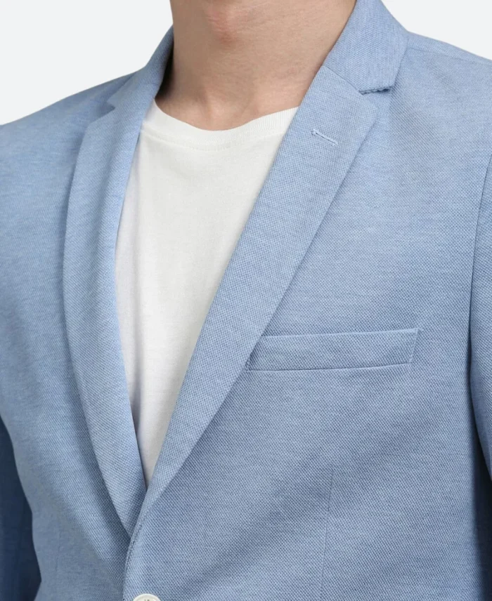 Junebug Alex Blue Blazer Front Zoom Image