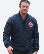 Kelly Severide Fire Squad 3 Chicago Quilted Jacket