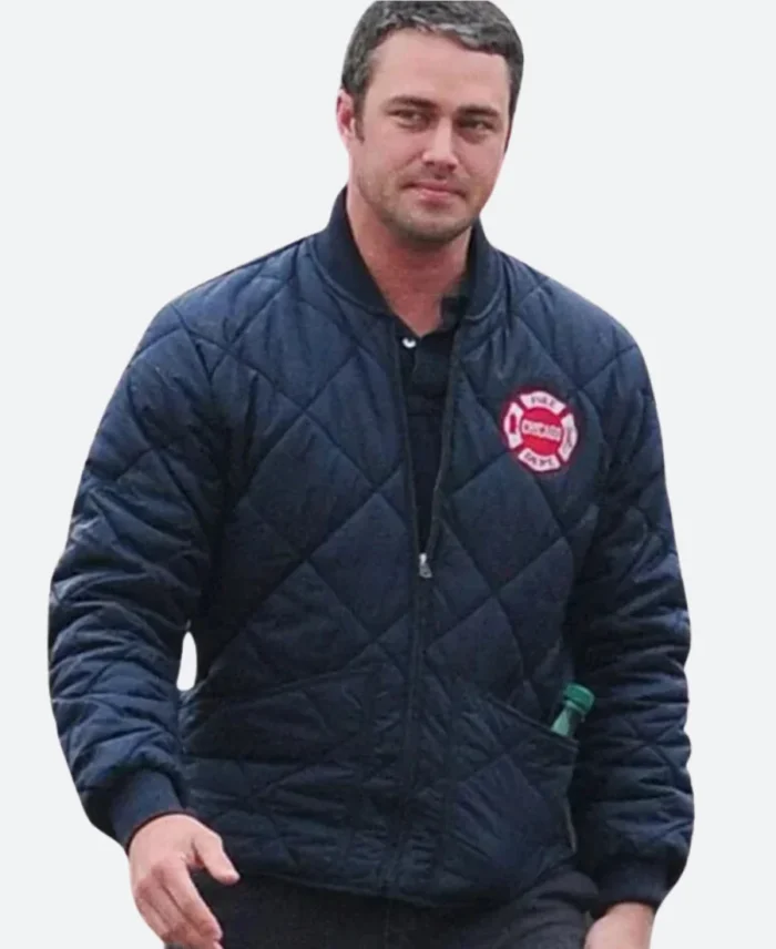 Kelly Severide Fire Squad 3 Chicago Quilted Jacket