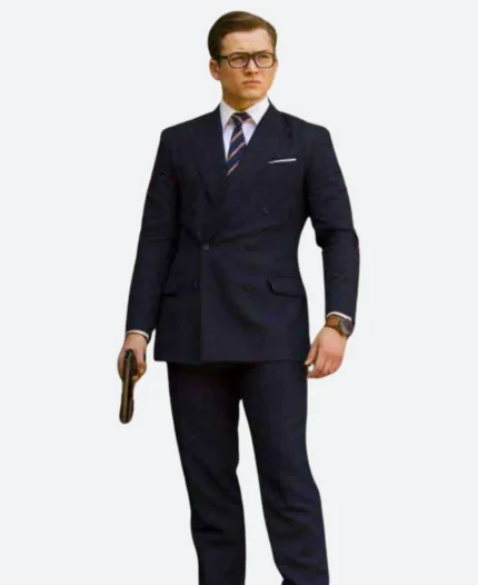 Kingsman The Golden Circle Eggsy Double Breasted Suit