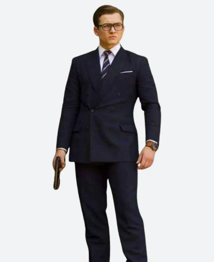 Kingsman The Golden Circle Eggsy Double Breasted Suit