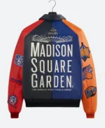 Kith X New York Knicks Avirex Madison Square Leather Jacket Back Image