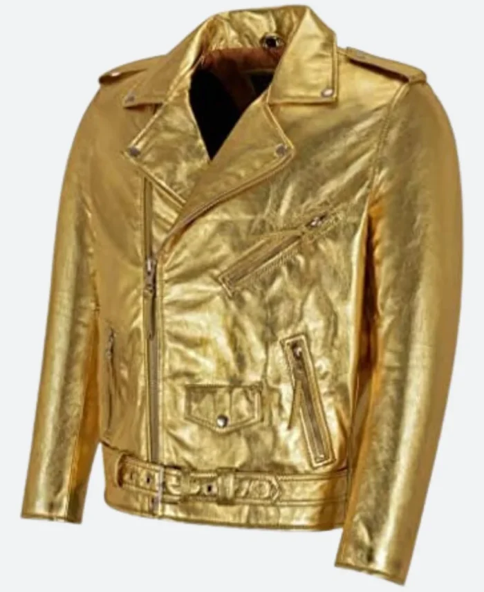 Landman Angela Norris Leather Biker Jacket Left Side Image