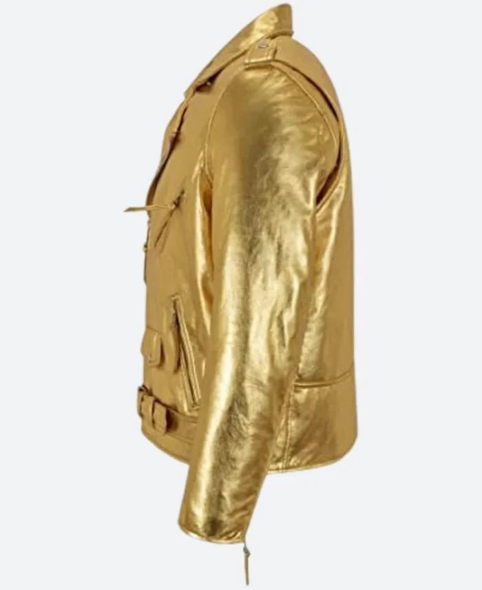Landman Angela Norris Leather Biker Jacket Side Image