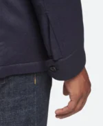 Navy Blue Field Jacket Sleeves Image