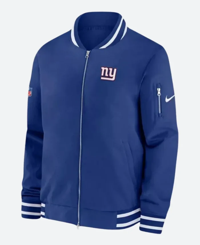 New York Giants Bomber Jacket Front Image