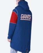 New York Giants Dynasty Polyfill Stadium Coat Back Image