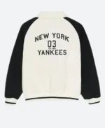 New York Yankees Blocking Varsity Jacket Back Image