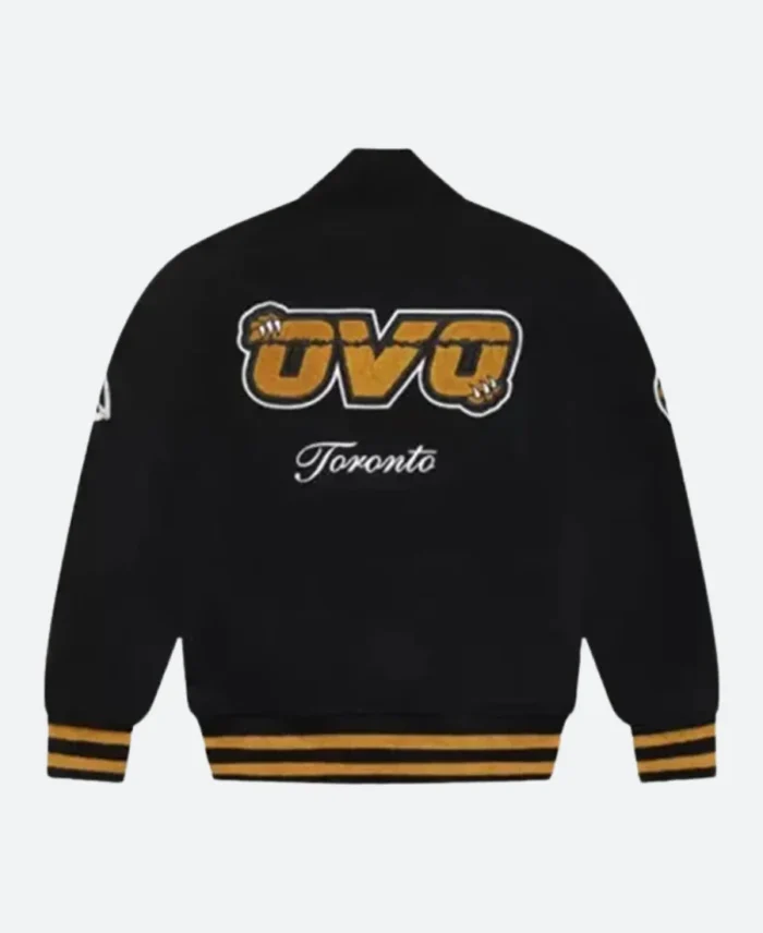 OVO X Toronto Raptors Jacket Back Image