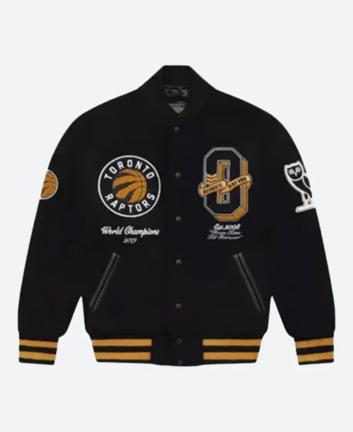 OVO X Toronto Raptors Jacket Front Image