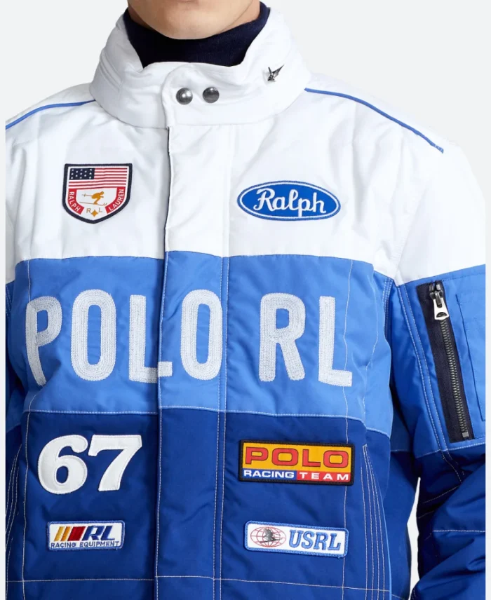 Polo RL Racing Bomber Jacket Front ZOom Image