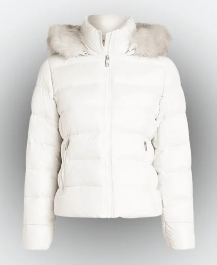 Renee Zellweger The Thing About Pam Puffer Jacket Front Image