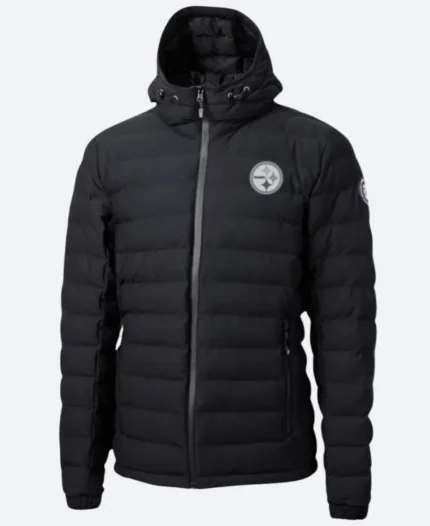 Russell Wilson Steelers Puffer Jacket Front Image