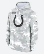 Salute To Service Indianapolis Colts Camo Hoodie Front Image