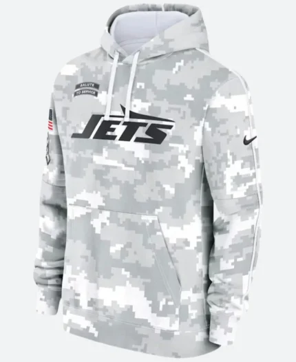 Salute To Service New York Jets Camo Hoodie Front Image