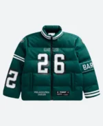 Saquon Barkley Philadelphia Eagles Off Season Puffer Jacket Front Image