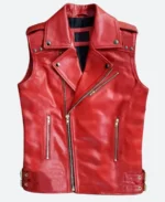 Shinsuke Nakamura WWE Leather Vest Front Image