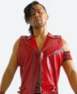 Shinsuke Nakamura WWE Leather Vest Full image