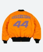 Silverstone X Plus44 Crew Jacket Orange Back Image