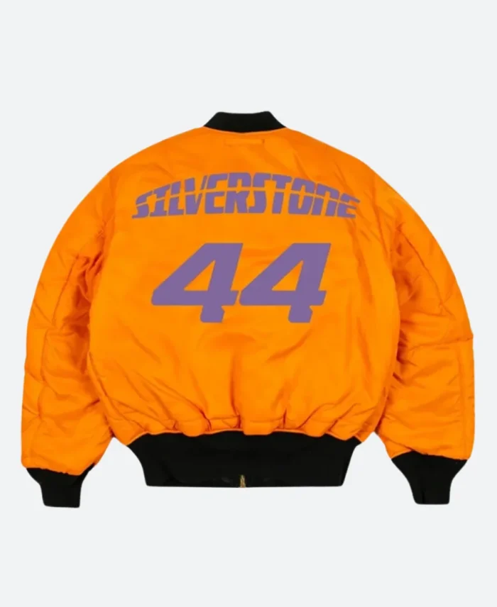 Silverstone X Plus44 Crew Jacket Orange Back Image