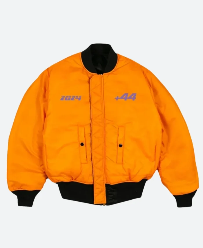 Silverstone X Plus44 Crew Jacket Orange Front Image