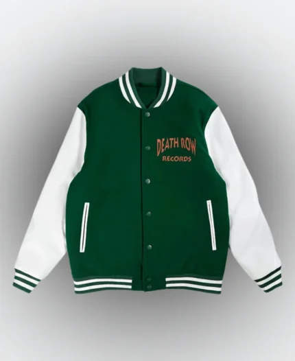 Snoop Dogg Death Row Records Varsity Jacket Front Image