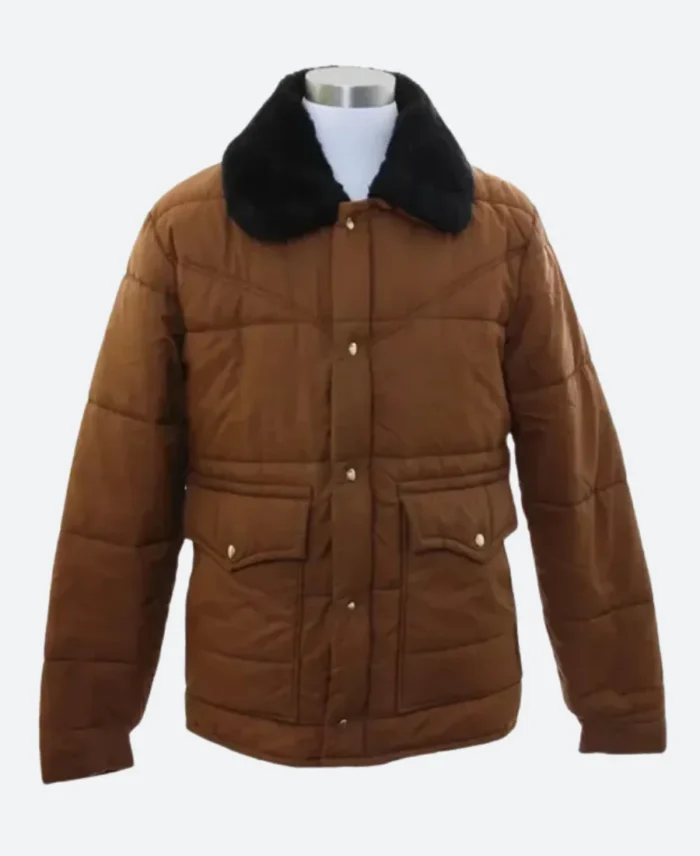 Stranger Things Jim Hopper Puffer Jacket Front Image