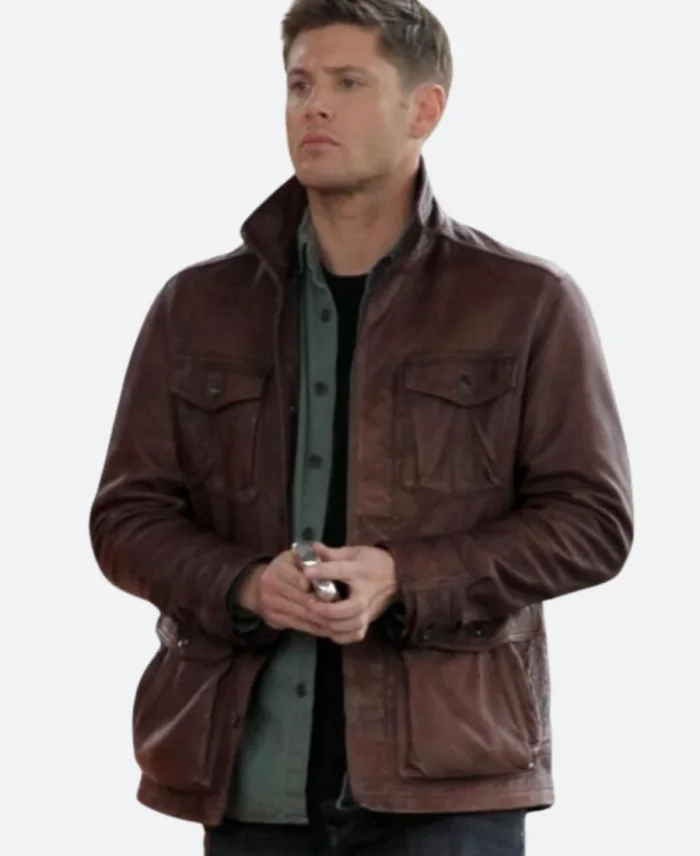 Supernatural S7 Dean Winchester Leather Jacket ACtor Image