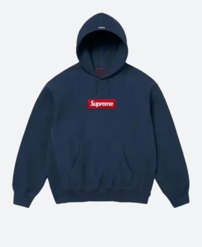 Supreme Box Hoodie Blue Image