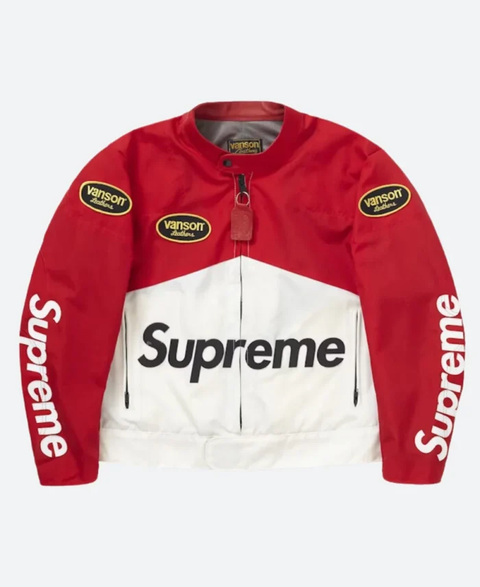 Supreme Vanson Cordura Racing Jacket Front Image