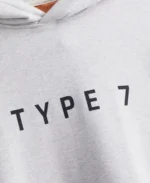 TYPE 7 Pullover Hoodie White Zoom Image