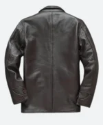 The Dig Stuart Piggott Leather Jacket Back Image