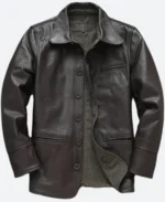 The Dig Stuart Piggott Leather Jacket Front Image