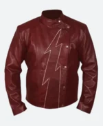 The Flash Jay Garrick Leather Jacket Front Image