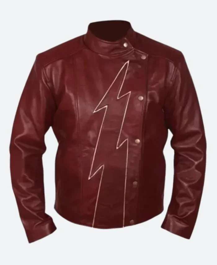 The Flash Jay Garrick Leather Jacket Front Image
