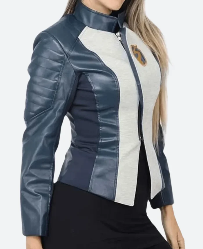 The Flash S05 Nora West Leather Jacket (2)