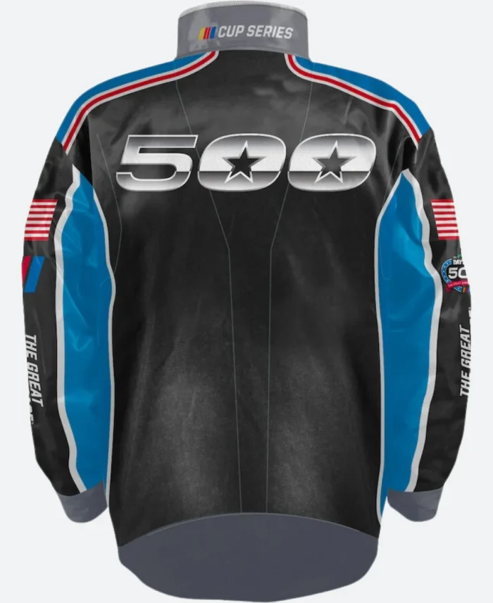 The Great America Race 2024 Daytona 500 Racing Leather Jacket Back Image