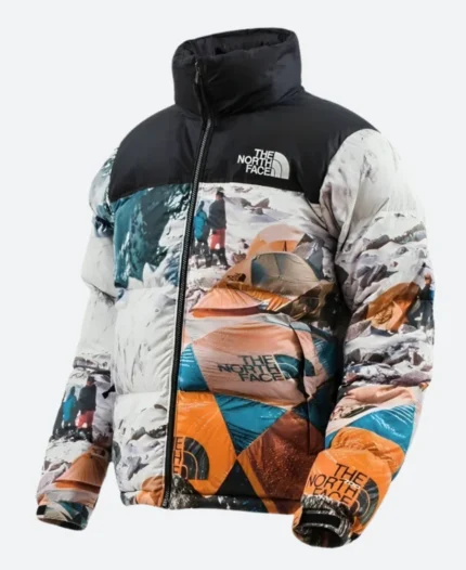 The North Face X Invincible The Expedition Nuptse Puffer Jacket Front Image