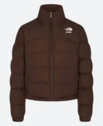 The North Face X Skims Puffer Jacket Brown Front Image