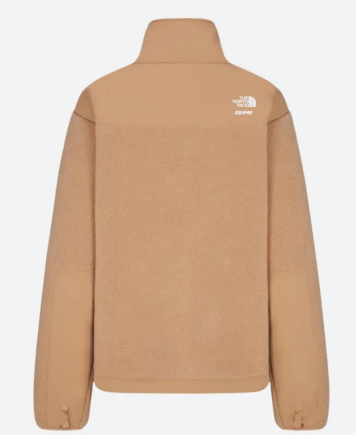 The North Face X Skims Zipper Hoodie Beige Back Image
