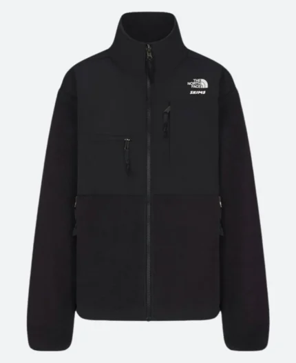 The North Face X Skims Zipper Hoodie Black Front Image