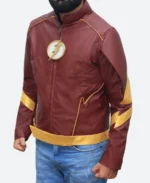 The Once and Future Flash Leather Jacket Front Image